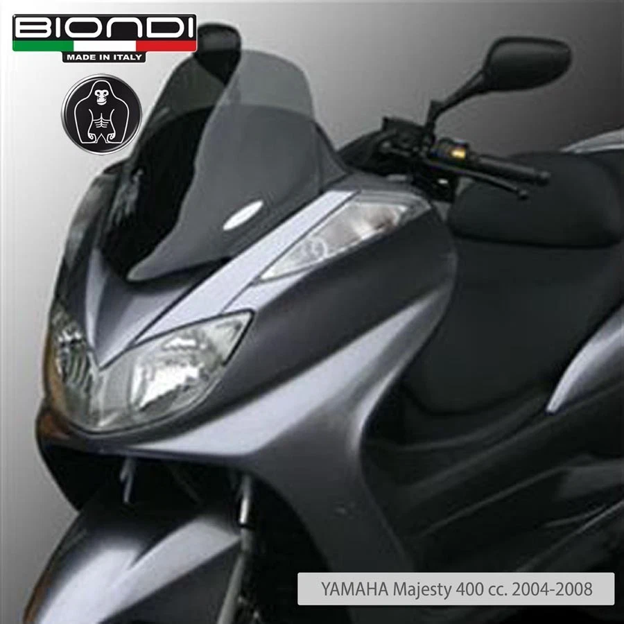 Pare-Brise Fumé Avant Biondi Pour Yamaha Majesty 400 2004-2008 - Photo 2/2