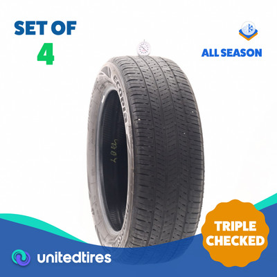 Set of (4) Used 225/55R19 Bridgestone Ecopia H/L 422 Plus 99H - 5/32