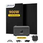 1170W Bifazial Balkonkraftwerk 2048Wh Speicher 800W PV Solaranlage Komplettpaket