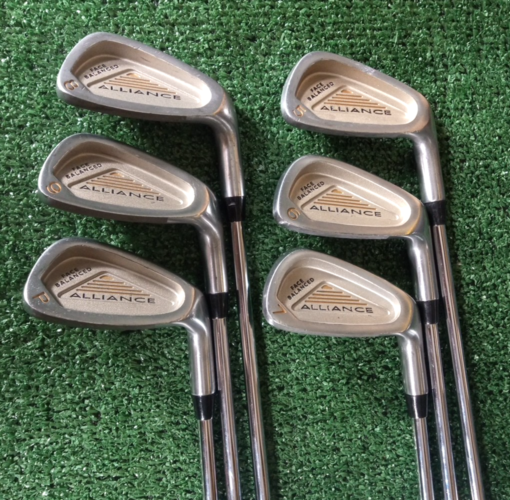 Spalding ALLIANCE Face Balanced Iron Set 5-9+PW Steel Shafts