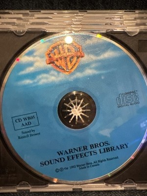 Complete 5 Disc Warner Bros Sound Effects Library 1992 CD Set