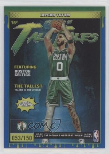 2025 Topps Chrome Jayson Tatum Refractors Blue (RAW)