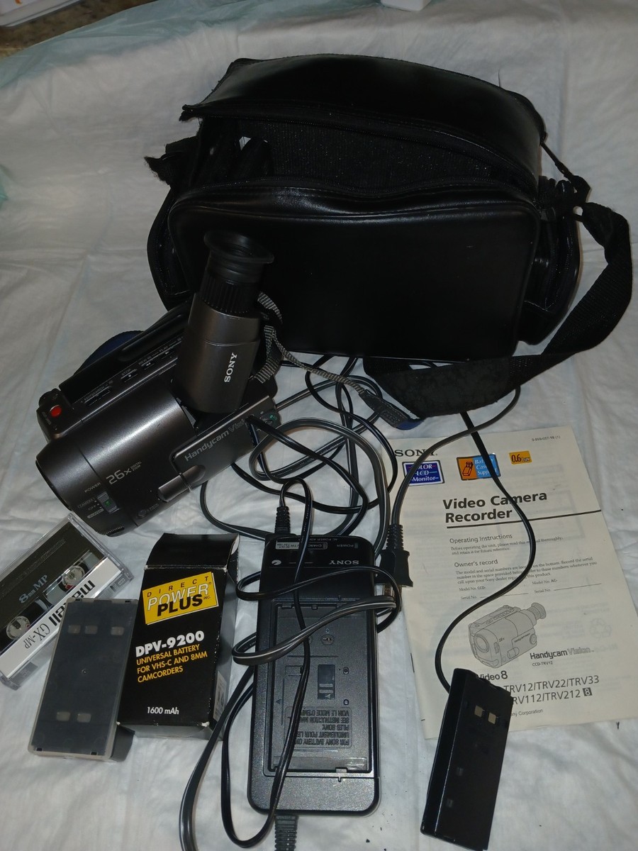Buy Sony Handycam CCD-TRV12 8mm Analog Camcorder online | eBay