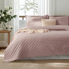 Quilts Queen Size - Dusty Rose Bedspread Queen / Full 11 - Dusty Rose - Clover