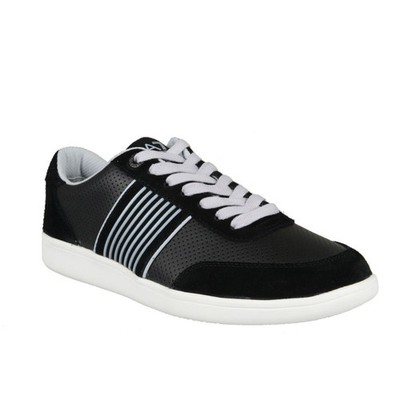 Emporio Armani EA7 Men's Black Suede Leather Fashion Sneakers Shoes 6.5 7 