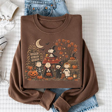 Women's Halloween Pumpkin Patch Sweatshirt Cute Cartoon Fall Graphic Pullover