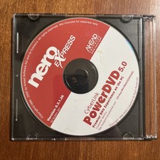 Vintage NERO EXPRESS CyberLink POWER DVD 5.0 Driver Disc Version 6.3.1.26
