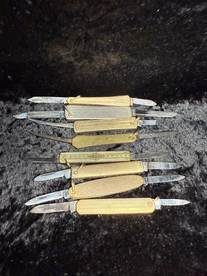 antique pocket knife lot Hayward, Miller Bros, Bates And Beacon, O.M.D., S.O.B. - Image 3 of 3