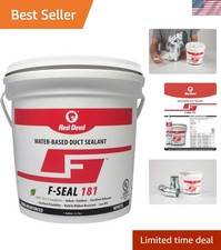 1 Gallon Water Based Duct Sealant - Fiber Reinforced for HVAC Systems