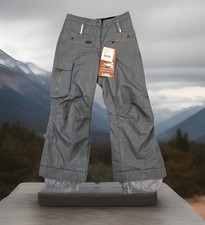 NWT Obermeyer Pants Size 10 Ski Skinny Snow Winter Gray Juniors Twilight Skiing