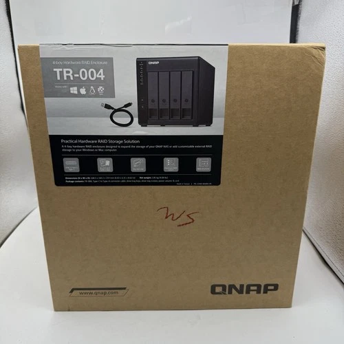 QNAP TR-004: 4 BAY DAS (NO DISK) HARDWARE RAID EXPANSION FOR WIN, MAC, LINUX NEW