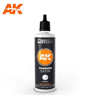 AK Interactive 3rd Gen AK11238 Satin Varnish 100ml