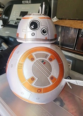 Star Wars BB-8 Plush Toy The Force Awakens Disney Store 13'' Stuffed Head Moves