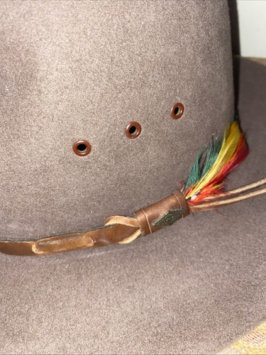 Akubra Exeter Pure Felt Hat Western Rodeo Made In Australia 57 - Picture 2 of 9