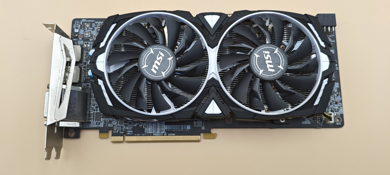 MSI Radeon RX 580 ARMOR 8G OC 8GB GDDR5 Graphics Card (RX-580-ARMOR-8G-OC)
