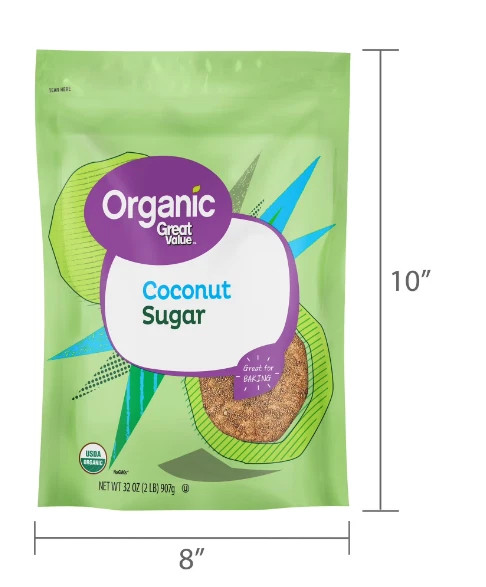 Great Value Organic Coconut Sugar, 32 oz