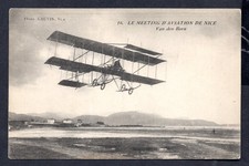 France - 1910 Vintage Aviation Postcard from Nice Aviation Meeting