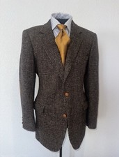 Superb VTG Two Buttons  Harris Tweed  Men Bro...