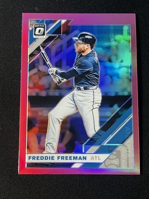 2019 Donruss Optic #175 Freddie Freeman Pink