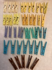 Clothes pins vtg mixed lot plastic Penley and others