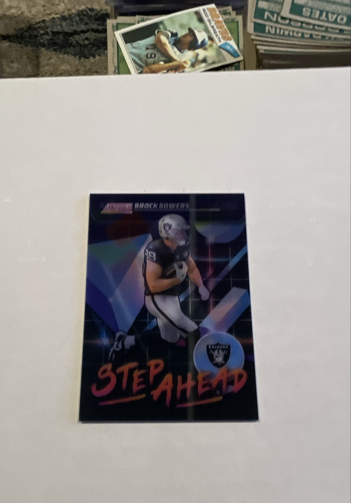 2025 Score - Step Ahead Brock Bowers #SA-BBS Case Hit /Ships In One Touch Mag