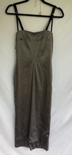 Vintage 90’s DOLCE AND GABBANA Gray Sexy Slip Dress Size 40