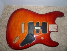 Genuine Fender Player HSH Stratocaster Strat Body Aged Cherry Burst Plus Top