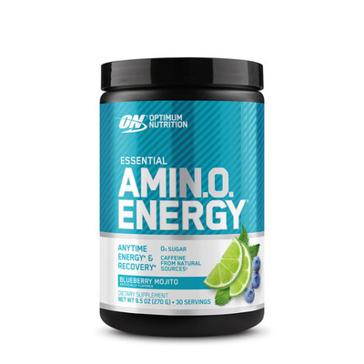 Optimum Nutrition Essential AMIN.O Energy Blueberry Mojito Anytime 270g NEW