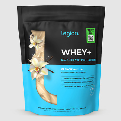 French Vanilla Whey Protein Isolate 30 Servings High Protein Legion