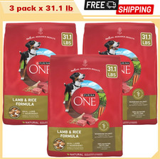 Purina ONE SmartBlend Adult Dog Food Lamb High Protein Dry 93.3lb 1.10 per pound