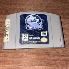 Mortal Kombat Mythologies: Sub-Zero (Nintendo 64, 1997) Cleaned Tested Authentic