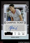 2022-23 Chronicles Draft Contenders Campus Ticket Nikola Jovic Rookie AUTO 19/99