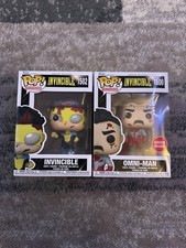 Omni-Man & Invincible Invincible Funko Pops #1500 & #1502