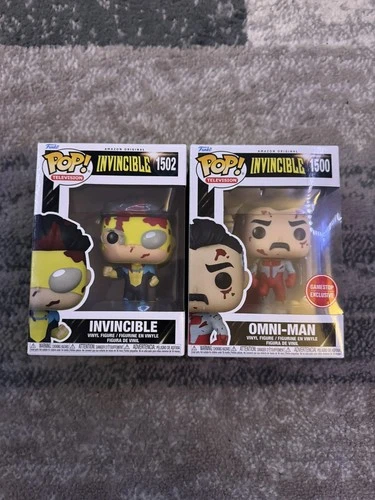 Omni-Man & Invincible Invincible Funko Pops #1500 & #1502