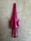 Vintage 1984 MOTU Prince Adam Power Sword Pink Accessory Taiwan Mattel