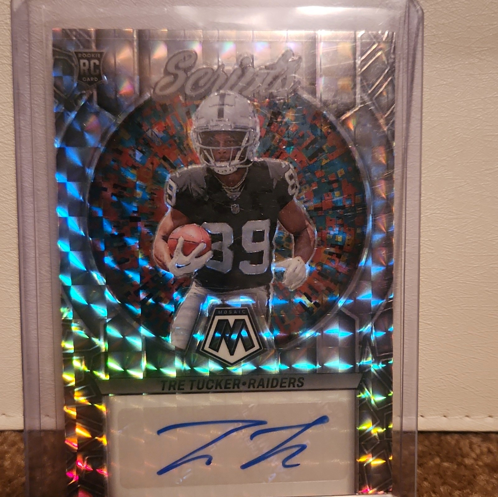 Tre Tucker Panini Mosaic Rookie Scripts #RSTT Base
