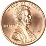 2002 P Lincoln Memorial Penny BRILLIANT UNCIRCULATED