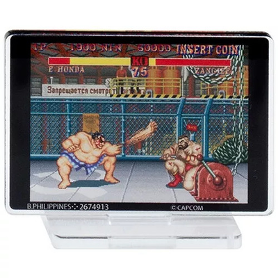 #ad Edmund Honda VS Zangief quot;Street Fighter II Game Scene Acrylic Standquot; $42.94