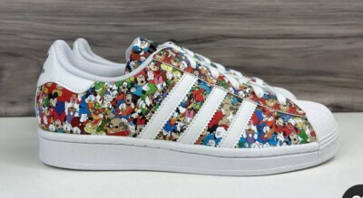 adidas Disney スニーカー Size 5 - Adidas Superstar J Disney Mickey Mouse White Youth