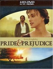 NEW Pride and Prejudice HD DVD, 2005 Keira Knightley, Donald Sutherland MOVIE