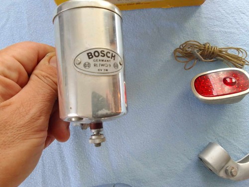 Vintage Bosch bicycle lamp chrome new - Picture 2 of 13