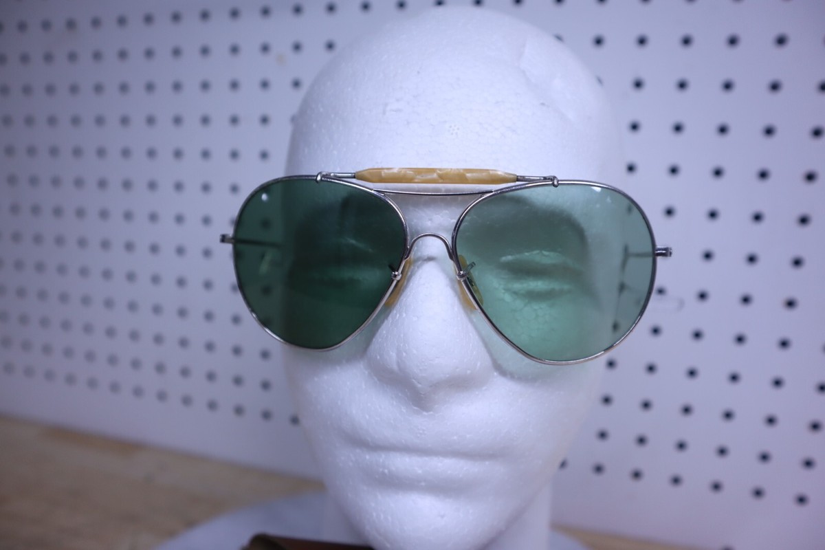 Vintage American Optical A.O FUL-VUE 1 Wire Rim Driving Pilot