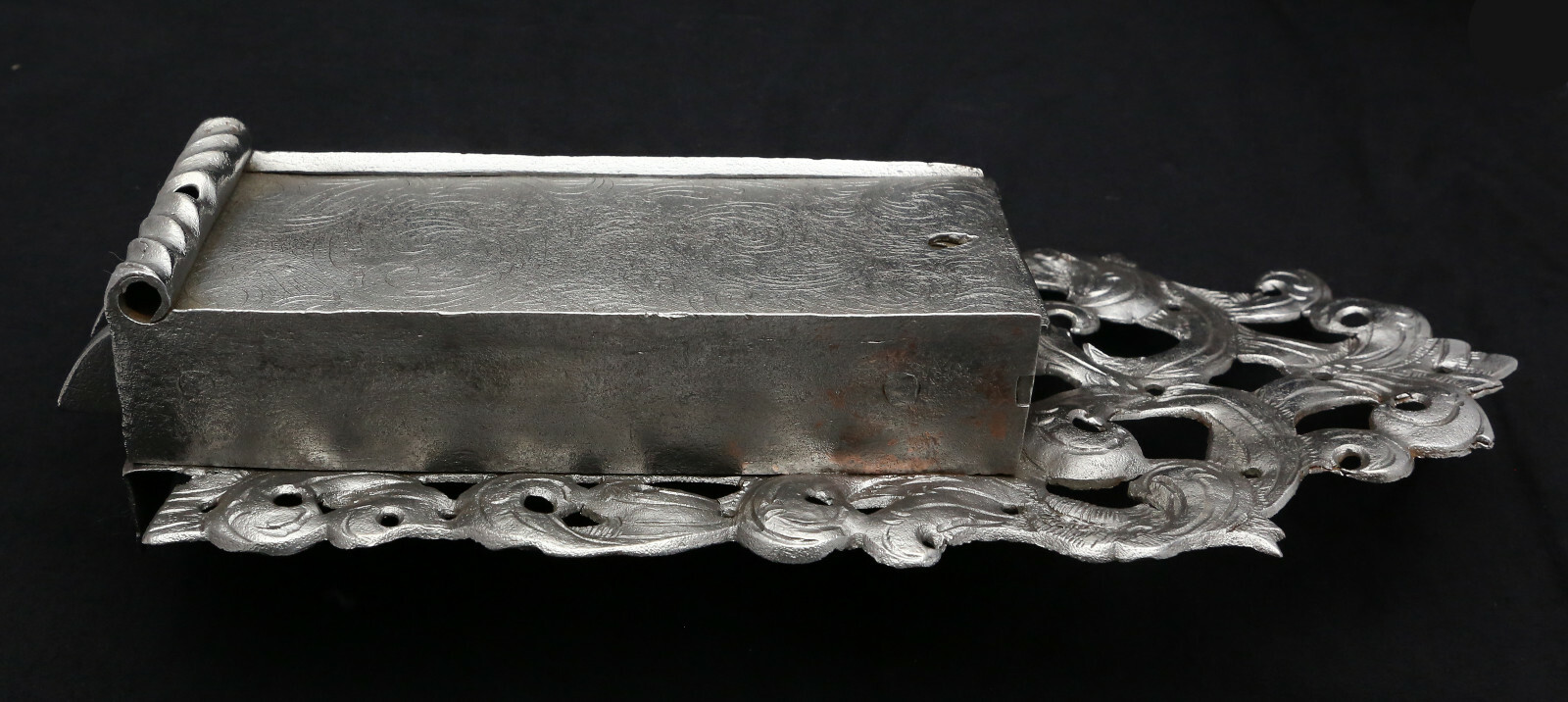 original antikes Schrankschloss Möbelschloss Barock Eisen ohne