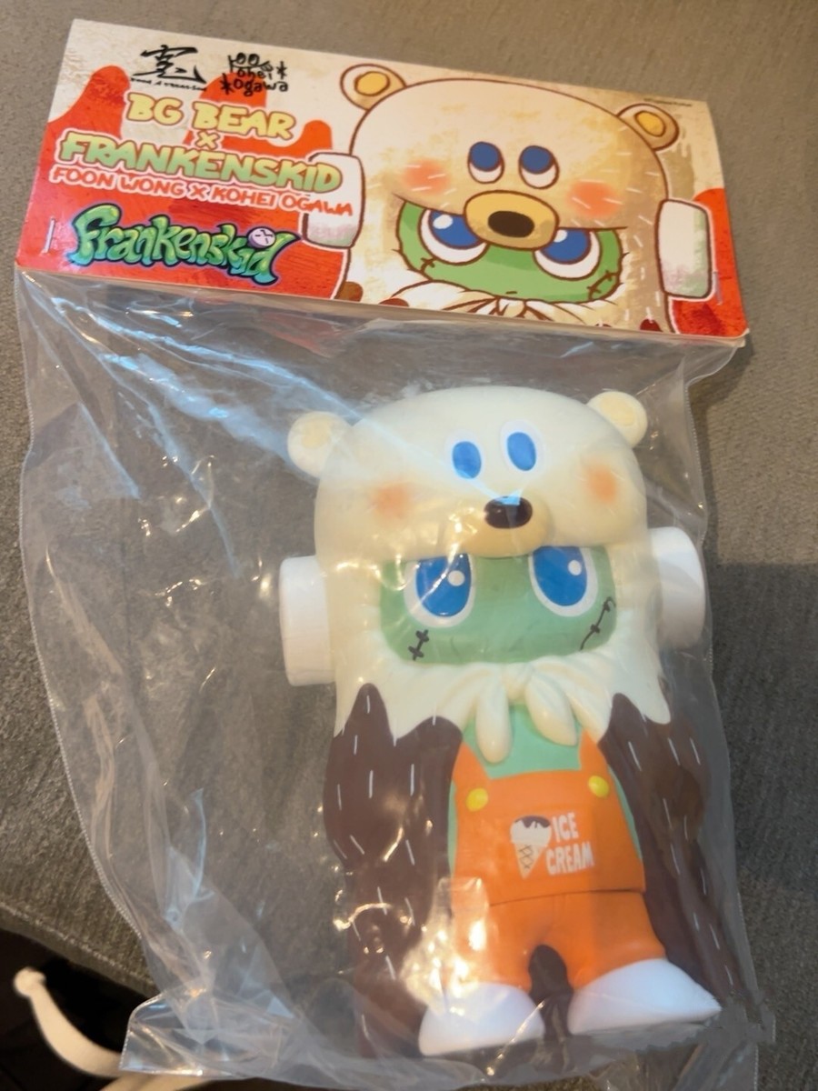 HOW2WORK BG Bear ☓ FRANKEN SKID オガワコウヘイ How2Work Kohei Ogawa BG Bear XL (Calico) – 3DRetro