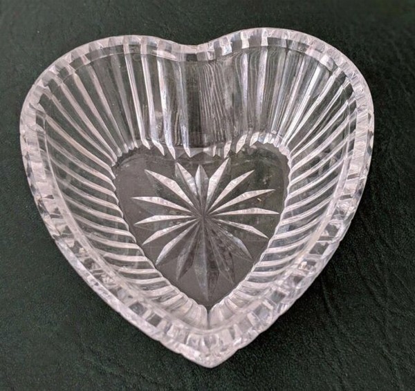 Waterford Crystal Glass Heart Shaped Bowl Candy Dish for sale online eBay