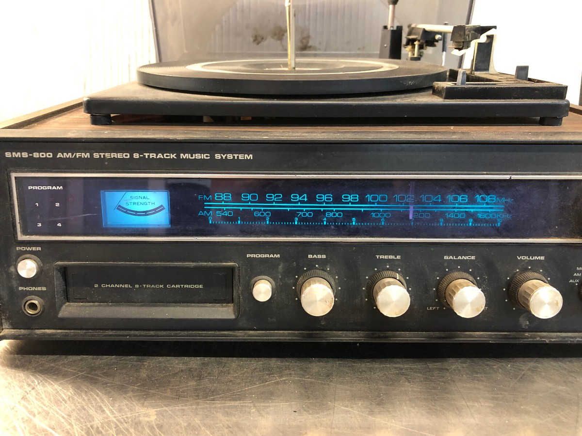 Vintage SUPERSCOPE SMS-800 AM/FM Stereo 8-Track Music System