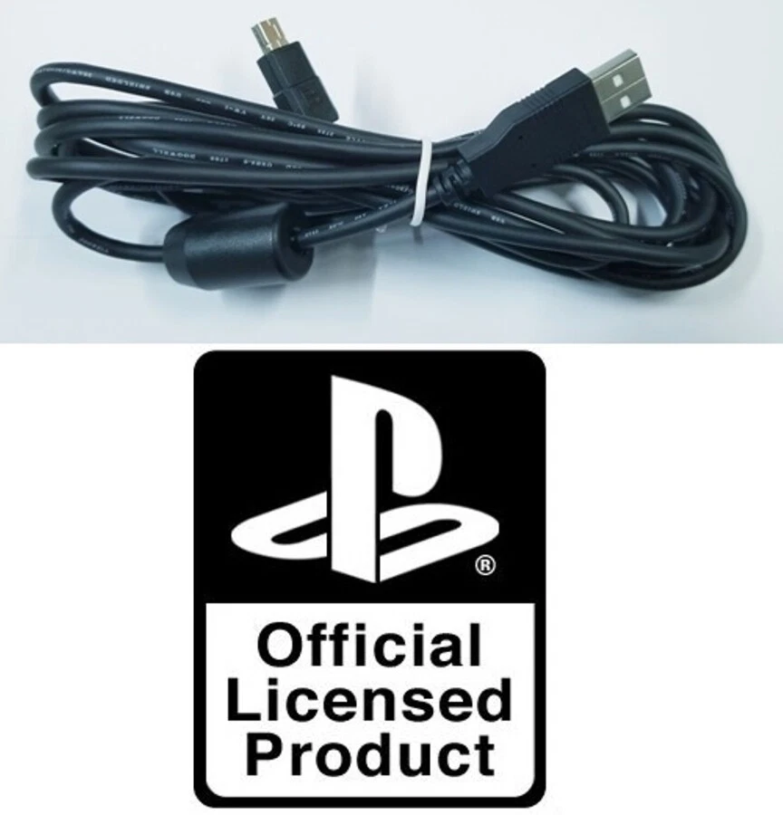 OFFICIAL Sony USB CHARGING CABLE CORD FOR DUALSHOCK PLAYSTATION 3