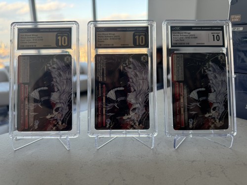 CGC 10 Pristine Serialed Weiss Schwarz Azur Lane Iron Blood Wings Graf Zeppelin