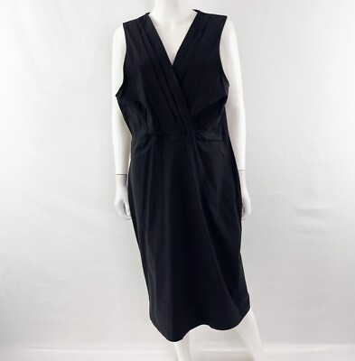 Rock Steady Black Sleeveless Lady Love Song Sheath Dress Size 3X Goth Pinup
