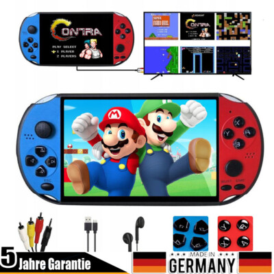 X7 Handheld Spielkonsole 10000+ Spiele MP4 4.3'' Kinder Video PSP Game Consoles